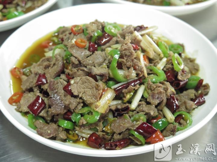 小炒羊肉。