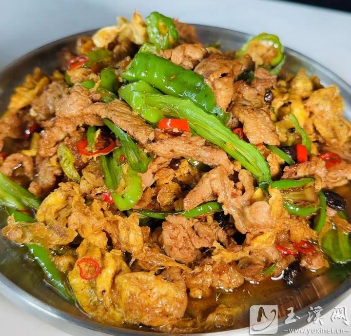 辣椒炒肉。